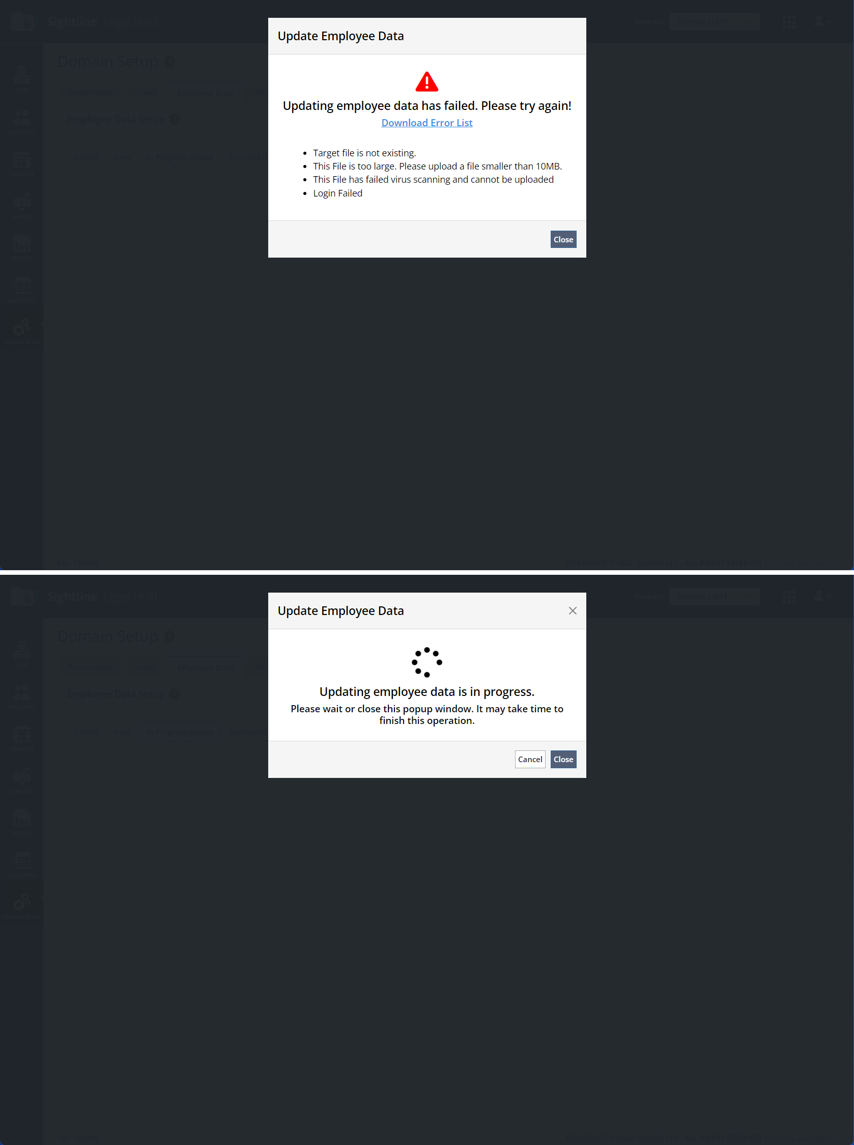 Sightline Legal Hold